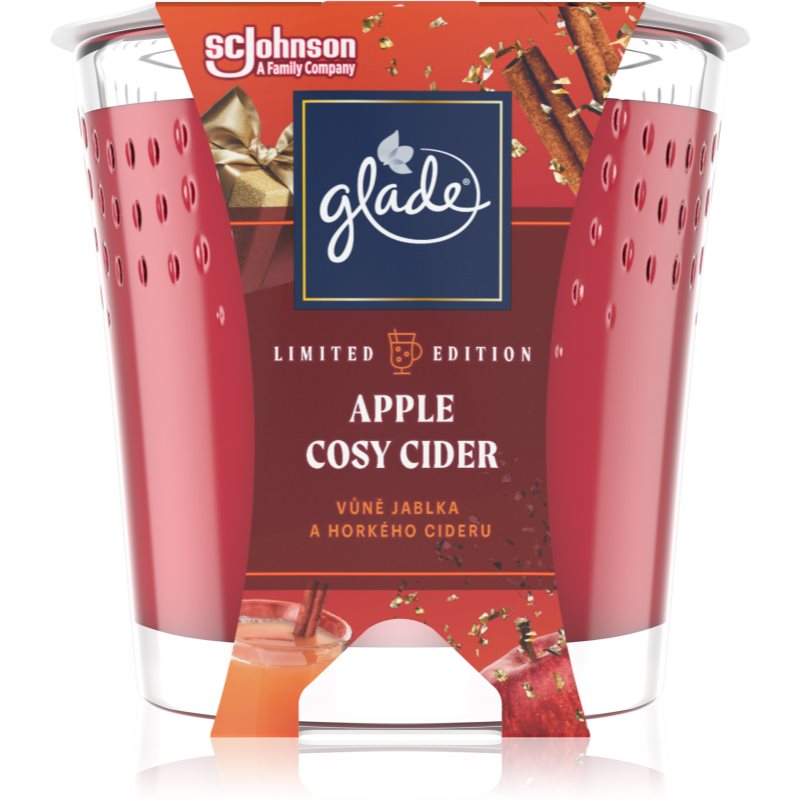 GLADE Cosy Apple Cider Scented Candle 129 G