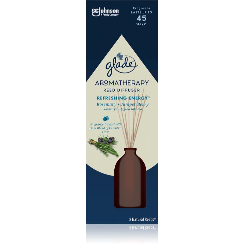 GLADE Aromatherapy Refreshing Energy Aромадифузор з наповненням Rosemary + Juniper Berry 80 мл