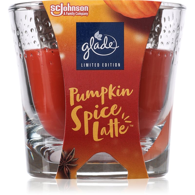 GLADE Pumpkin Spice Latté αρωματικό κερί 112 γρ φωτογραφία