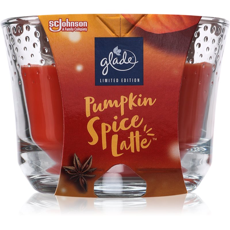 Glade GLADE Pumpkin Spice Latté αρωματικό κερί 204 γρ