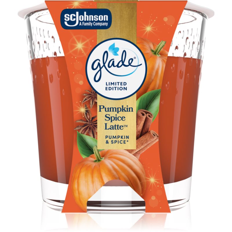 GLADE Pumpkin Spice Latté vonná svíčka 112 g