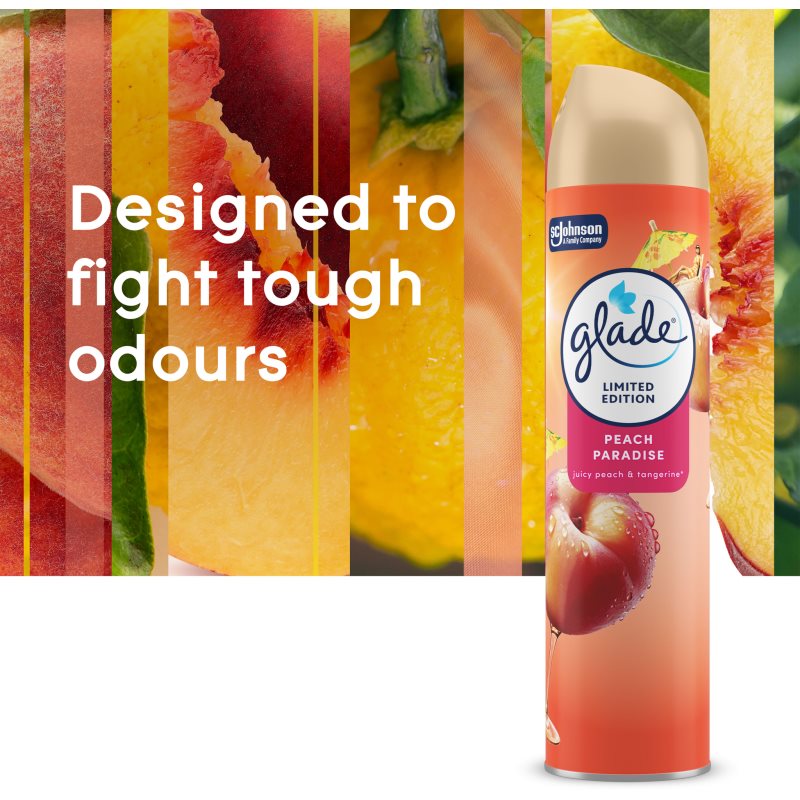 GLADE Peach Paradise osvěžovač vzduchu 300 ml (obrázek 4)