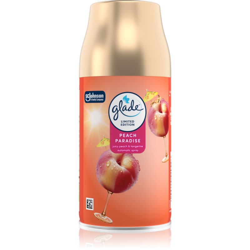 GLADE Automatic Peach Paradise автоматичен освежител на въздуха пълнител 269 мл.