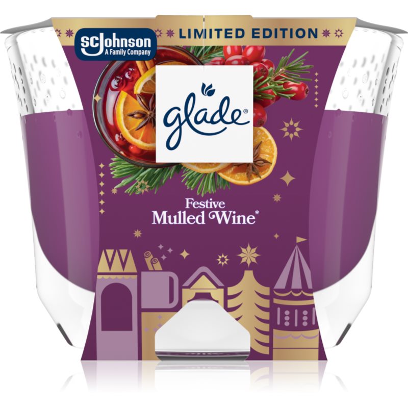 GLADE Festive Mulled Wine mirisna svijeća 204 g