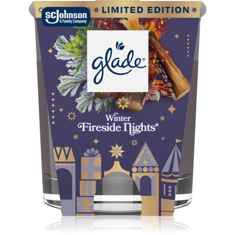 GLADE Winter Fireside Nights mirisna svijeća 112 g