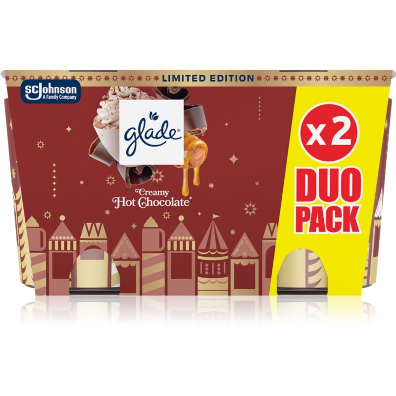 GLADE Creamy Hot Chocolate poklon set 2x112 g