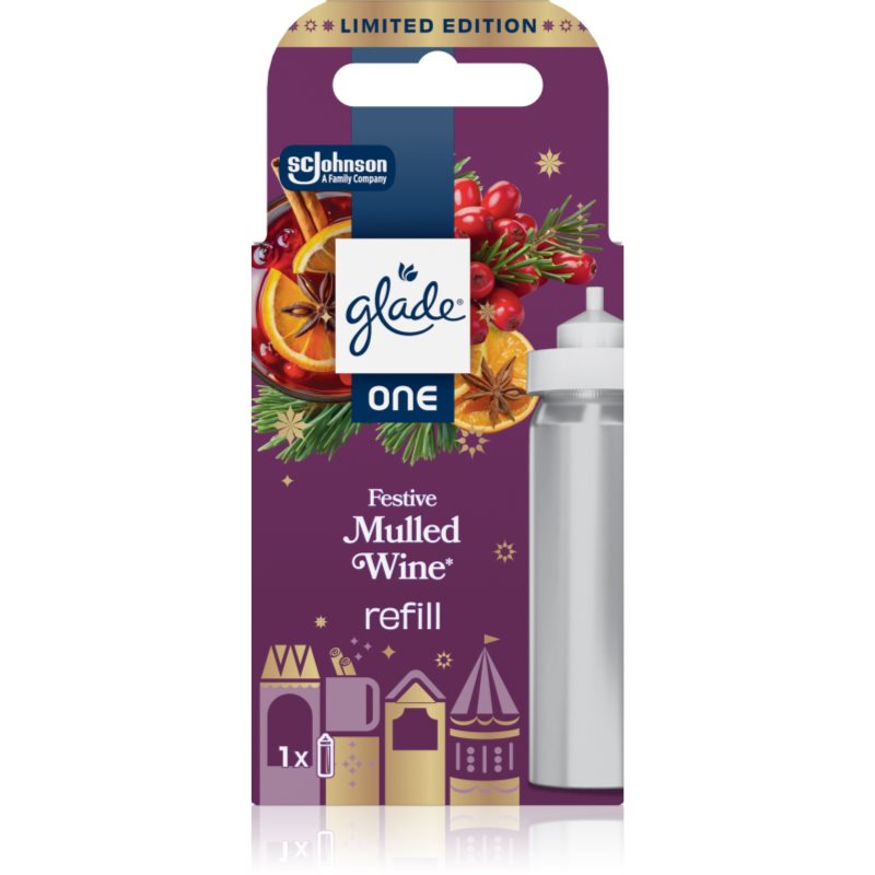 GLADE ONE Festive Mulled Wine nadomestno polnilo za osvežilec zraka 10 ml