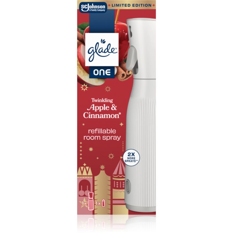 GLADE ONE Twinkling Apple & Cinnamon õhuvärskendaja täidetav 10 ml