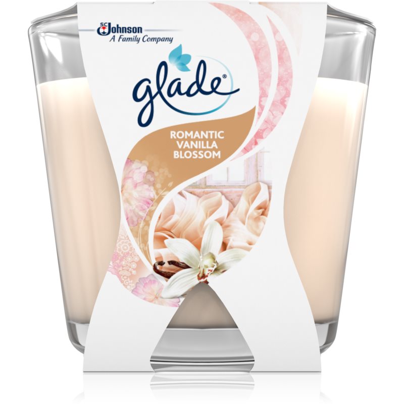 GLADE Romantic Vanilla Blossom Scented Candle 70 G