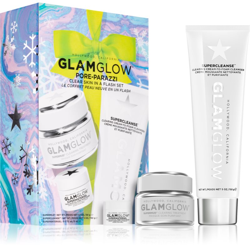 Glamglow Pore-Parazzi Clear Skin darčeková sada (na rozšírené póry)