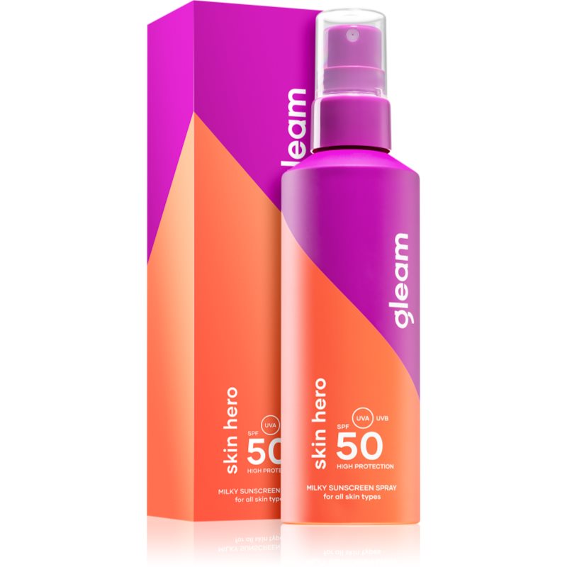 Gleam Skin Hero Light Sun Spray SPF 50 200 Ml