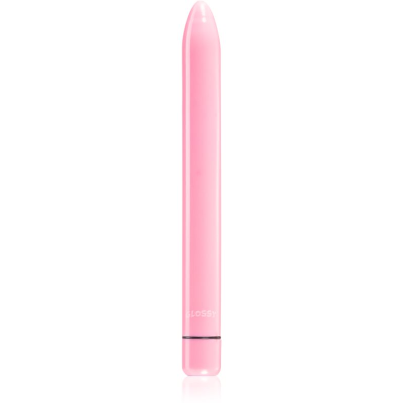 GLOSSY Slim вібратор Pink 16,7 см