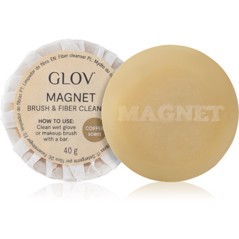 GLOV Accessories Magnet Cleanser Bar čisticí mýdlo pro kosmetické štětce vůně Coffee 40 g