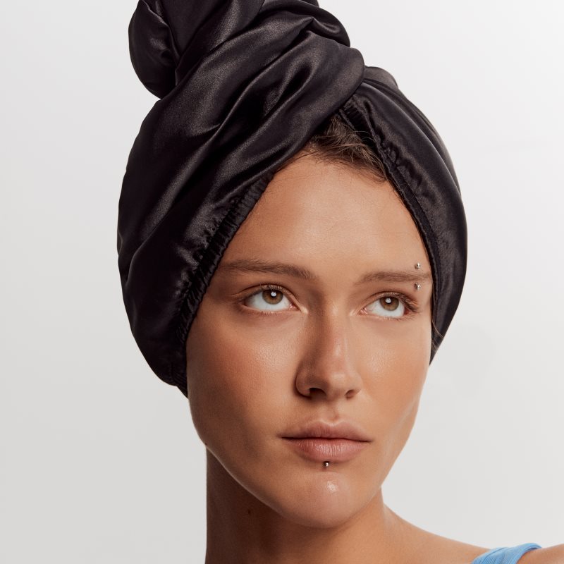 GLOV Double-Sided Hair Towel Wrap Towel For Hair Shade Black 1 Pc