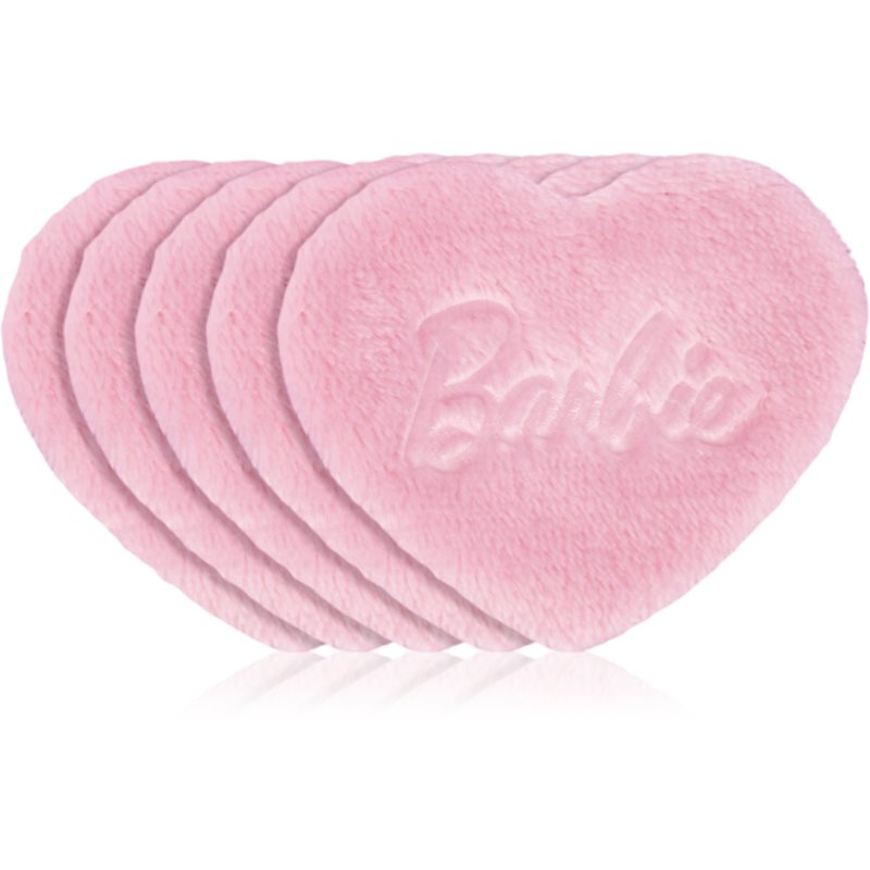GLOV Barbie Ultrasoft Reusable Pads багаторазові косметичні диски для видалення макіяжу тип Hearts Pink 5 кс
