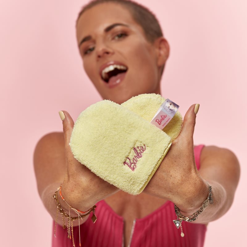 GLOV Barbie Water-only Cleansing Mitt Makeup Remover Glove Type Baby Banana 1 Pc