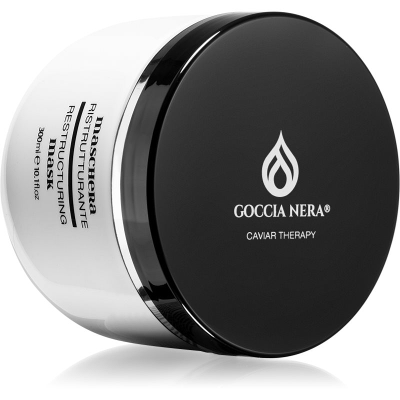 Goccia Nera Caviar Therapy restruktūrizuojamoji kaukė plaukams 300 ml