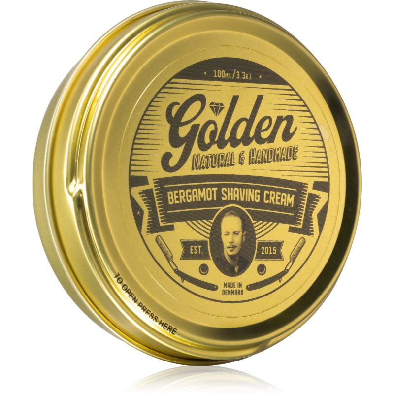 Golden Beards Bergamot Shaving Cream skutimosi kremas vyrams 100 ml