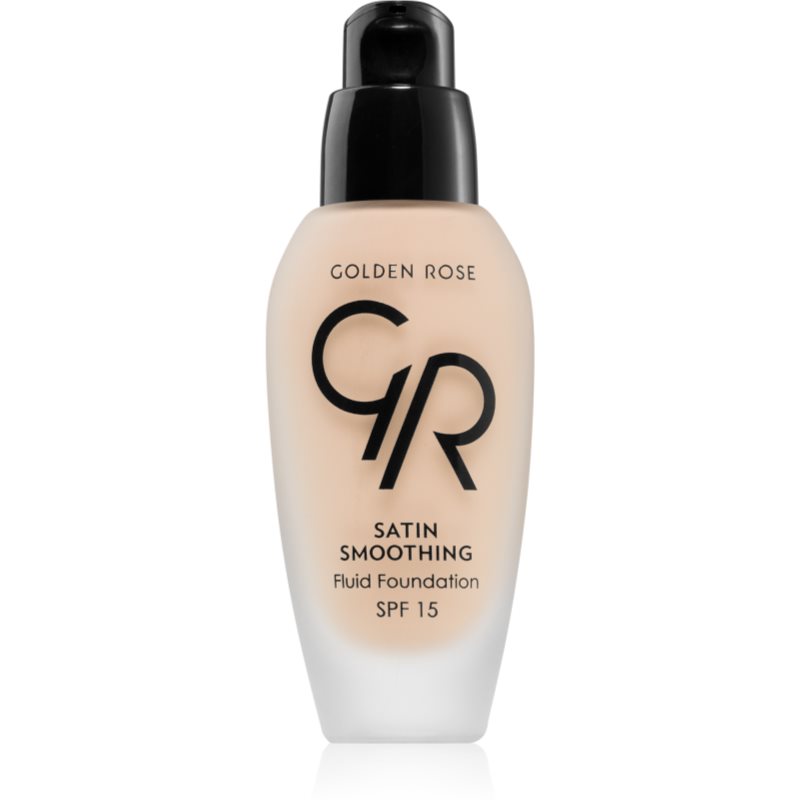 Golden Rose Satin Smoothing langlebiges Flüssig Foundation SPF 15 Farbton 22 34 ml