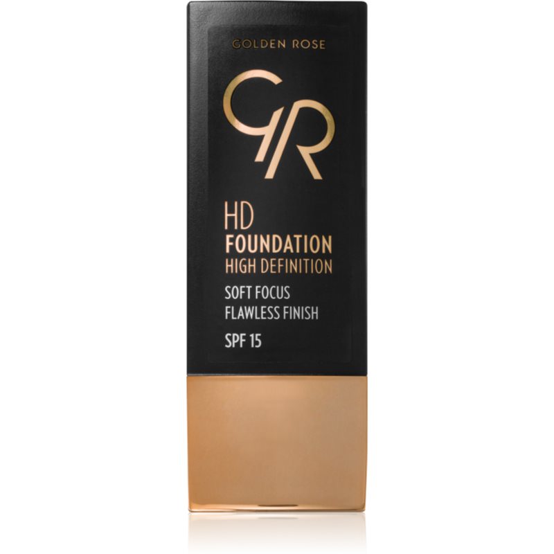 Golden Rose Golden Rose High Definition ενυδατικό μεικ απ SPF 15 απόχρωση 102 Ivory 30 ml