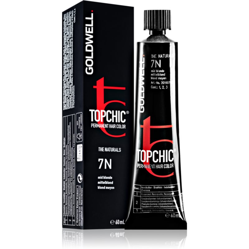 Goldwell Topchic Permanent Hair Color фарба для волосся відтінок 7-N 60 мл