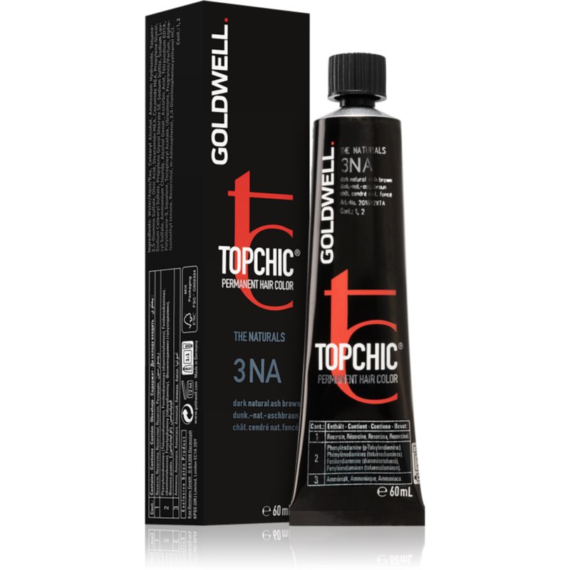 Goldwell Topchic Permanent Hair Color barva za lase odtenek 3NA 60 ml