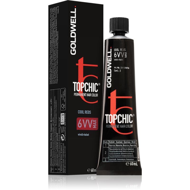 Goldwell Topchic Permanent Hair Color фарба для волосся відтінок 6 VV MAX 60 мл