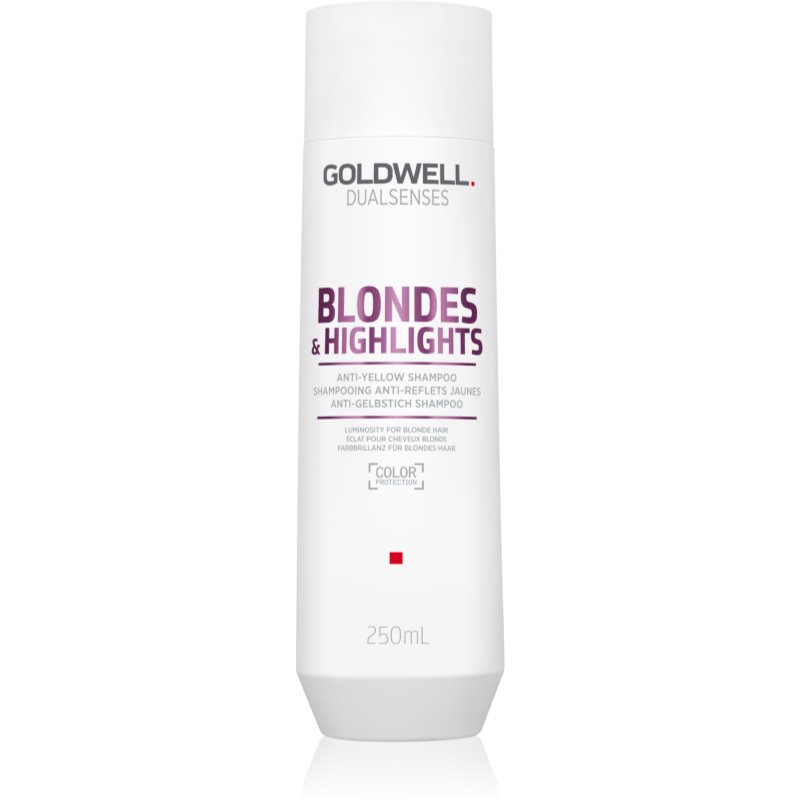 Goldwell Dualsenses Blondes & Highlights šampūnas šviesiems plaukams geltoniems atspalviams neutralizuoti 250 ml