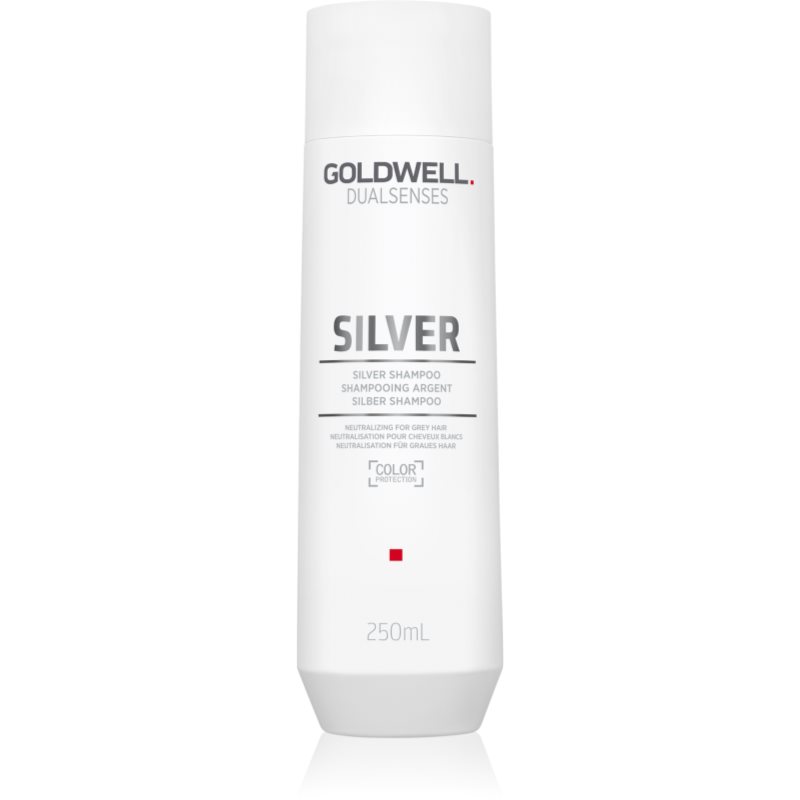 

Goldwell Dualsenses Silver нейтралізуючий срібний шампунь для освітленого та сивого волосся