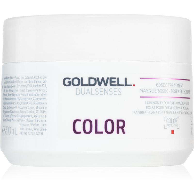 Goldwell Dualsenses Color regeneruojamoji plaukų kaukė normaliems ir šiek tiek dažytiems plaukams 200 ml