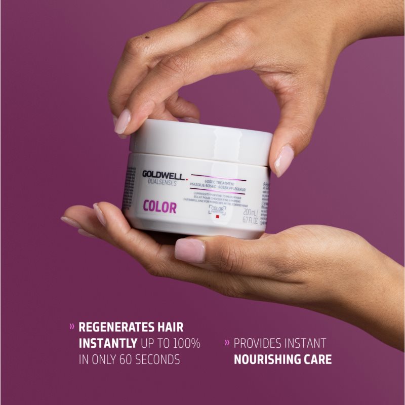 Goldwell Dualsenses Color regenerační maska pro normální až jemné barvené vlasy 200 ml (obrázek 4)