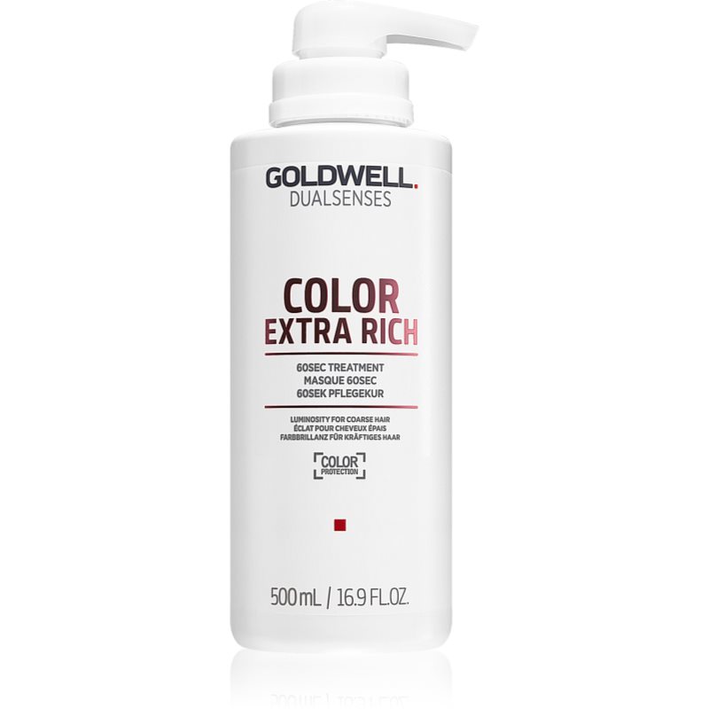 Goldwell Dualsenses Color Extra Rich regeneruojamoji kaukė šiurkštiems dažytiems plaukams 500 ml