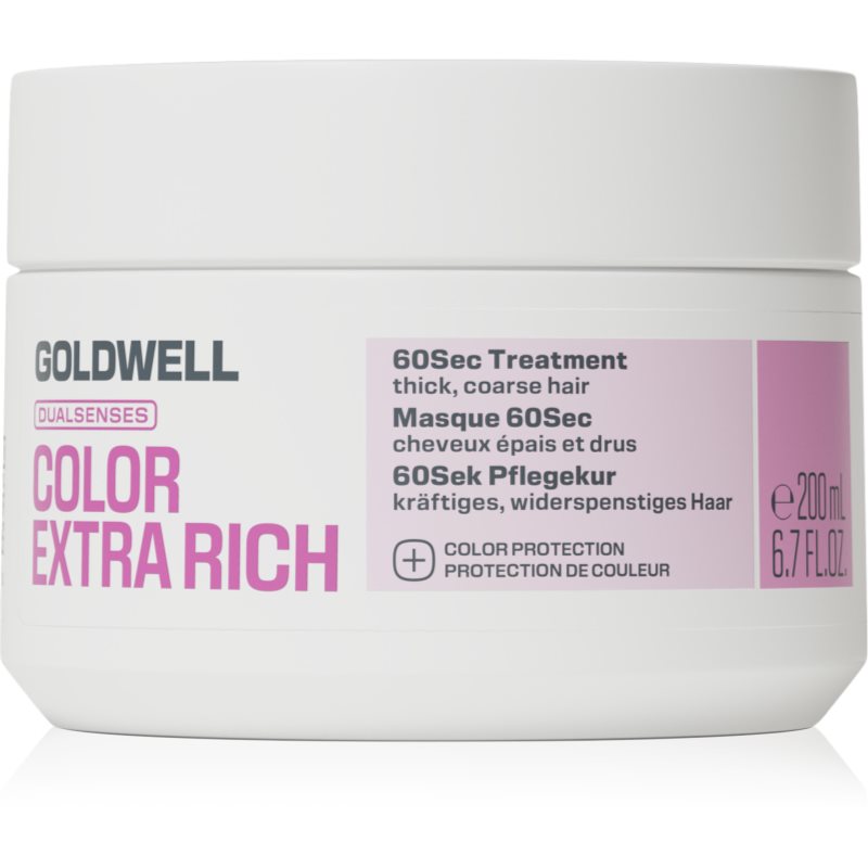 Goldwell Dualsenses Color Extra Rich 60Sec Treatment regeneračná starostlivosť pre žiarivú farbu vlasov 200 ml