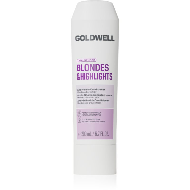 Goldwell Dualsenses Blondes & Highlights Anti-Yellow Conditioner balzam za nevtralizacijo rumenih odtenkov 200 ml