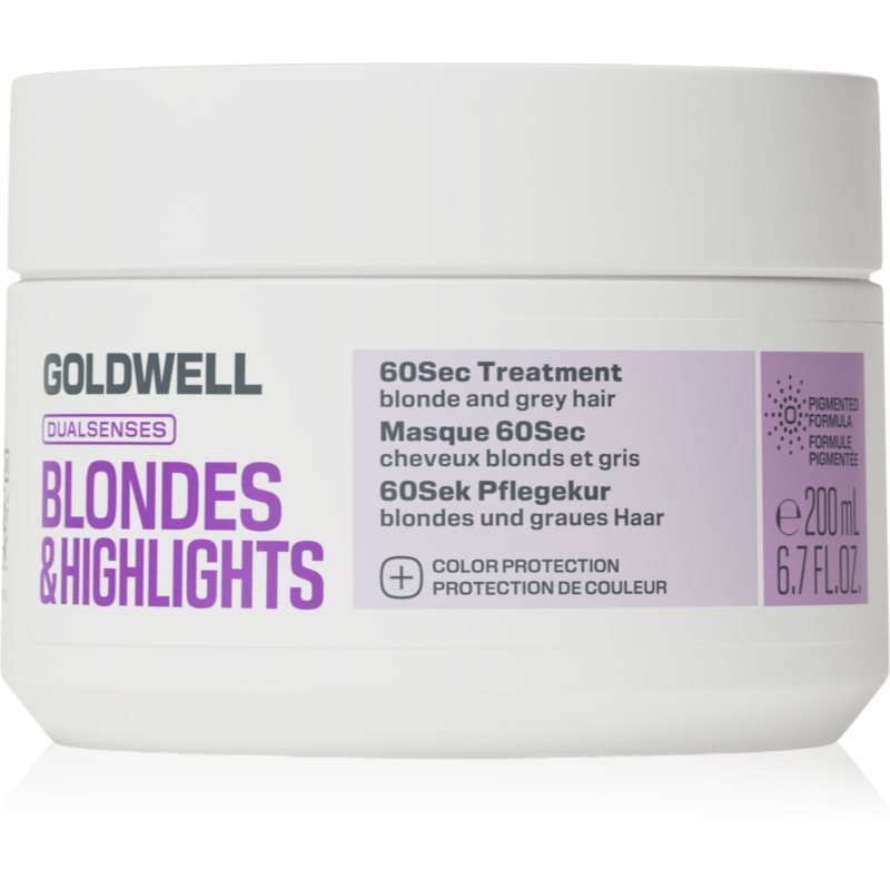 Goldwell Dualsenses Blondes & Highlights 60Sec Treatment intenzívna regeneračná starostlivosť pre blond a melírované vlasy 200 ml