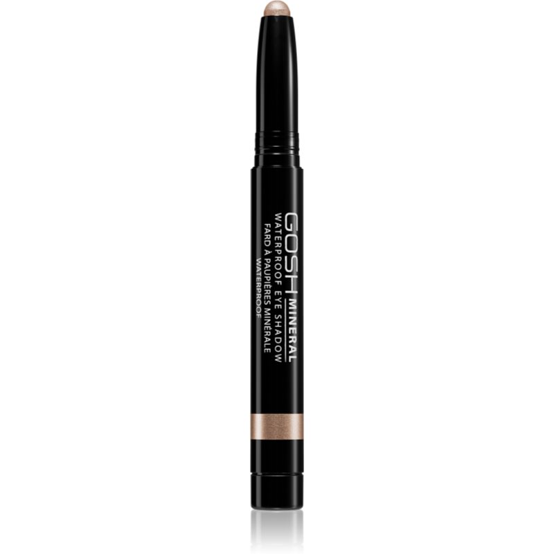 Gosh Mineral Waterproof long-lasting eyeshadow pencil waterproof shade 002 Golden Brown 1,4 g
