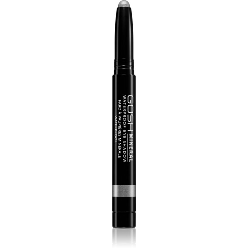 Gosh Mineral Waterproof long-lasting eyeshadow pencil waterproof shade 006 Metallic Grey 1,4 g

