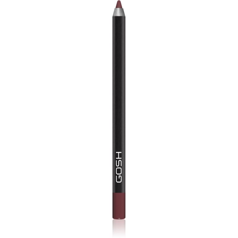 Gosh Velvet Touch voděodolná tužka na rty odstín 003 Cardinal Red 1.2 g