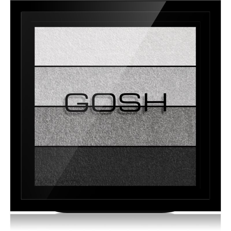 E-shop Gosh Smokey paleta očních stínů odstín 01 Black 8 g