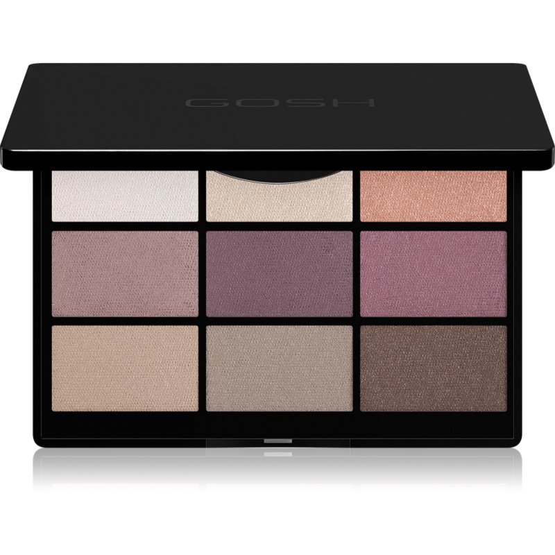 

Gosh 9 Shades Palette палітра тіней з дзеркальцем відтінок 001 To Enjoy in New York