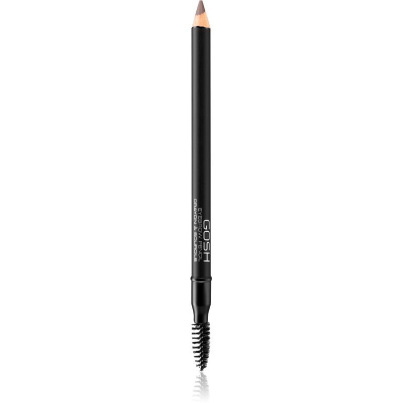 Gosh Eyebrow antakių pieštukas su šepetėliu atspalvis 005 Dark Brown 1.2 g