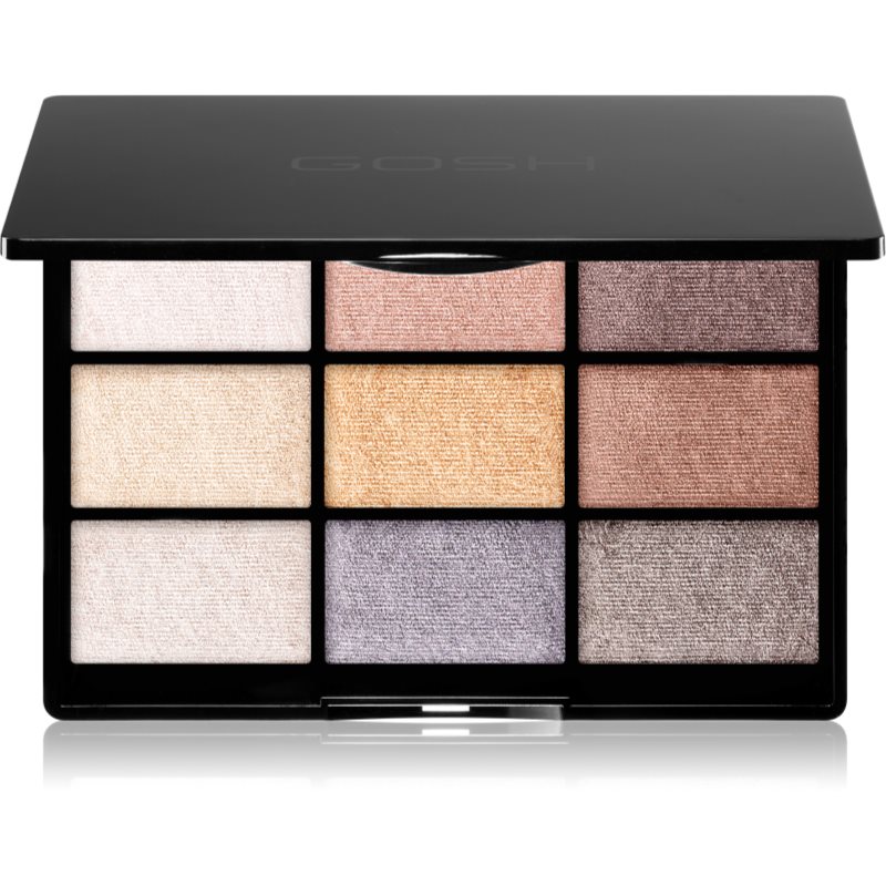 

Gosh 9 Shades Palette палітра тіней з дзеркальцем відтінок 005 To party in London
