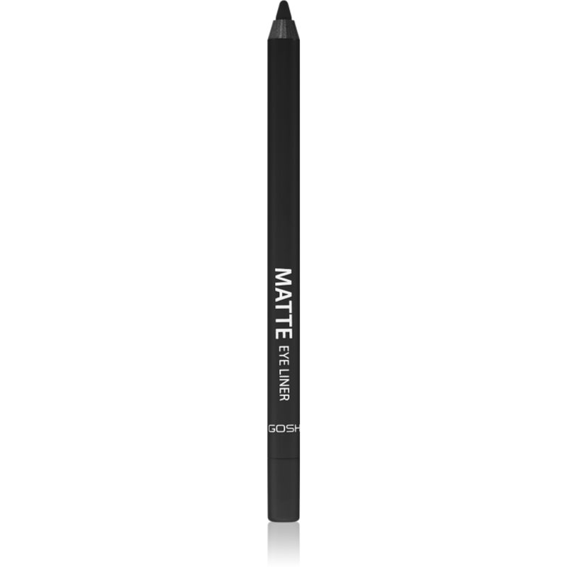 Gosh Matte svinčnik za oči z mat učinkom odtenek 002 Black 1.2 g