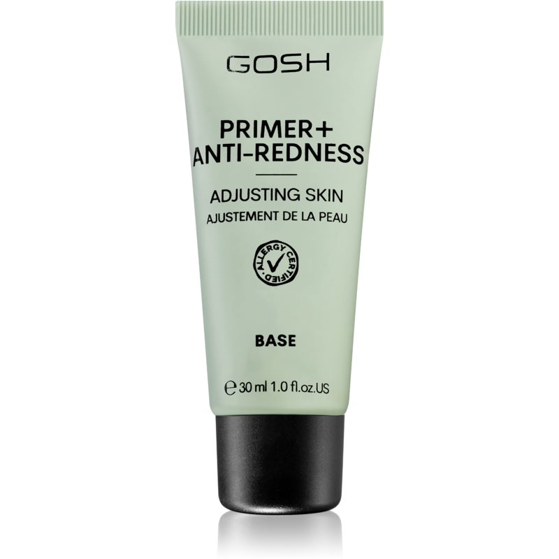 Gosh Primer Plus + основа під макіяж проти почервонінням 30 мл