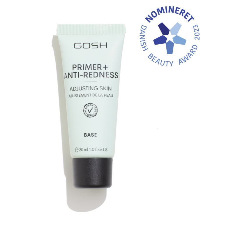 Gosh Primer Plus + основа під макіяж проти почервонінням 30 мл