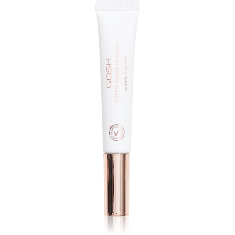 GOSH COPENHAGEN Soft'n Clear Lip Balm vyživujúci lesk na pery odtieň 001 Glaze 8 ml