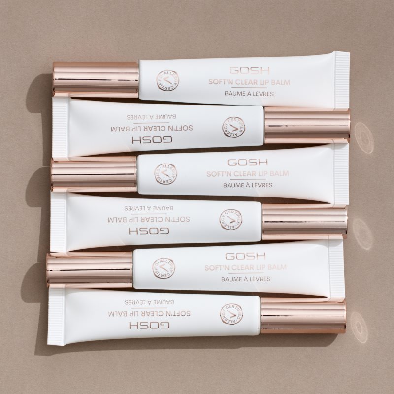 GOSH COPENHAGEN Soft'n Clear Lip Balm vyživující lesk na rty odstín 001 Glaze 8 ml (obrázek 6)