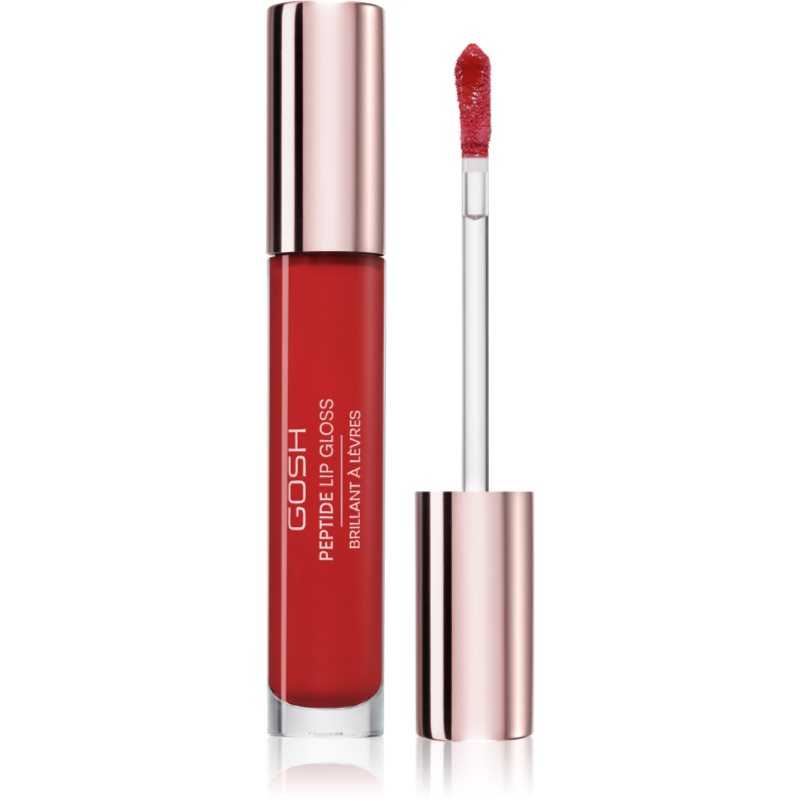 GOSH COPENHAGEN Peptide Lip Gloss lesk na pery s peptidmi odtieň 005 Cherry 7 ml