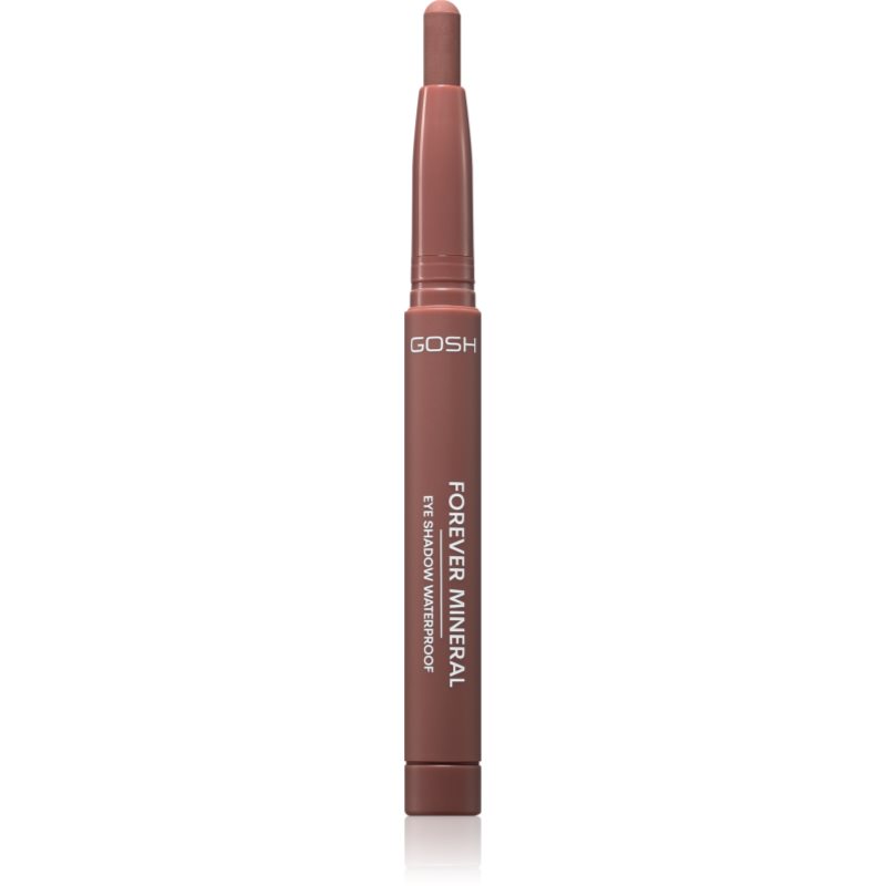 Gosh Forever Mineral Matte dlouhotrvající oční stíny v tužce odstín 016 Matt Chocolate 1.4 g