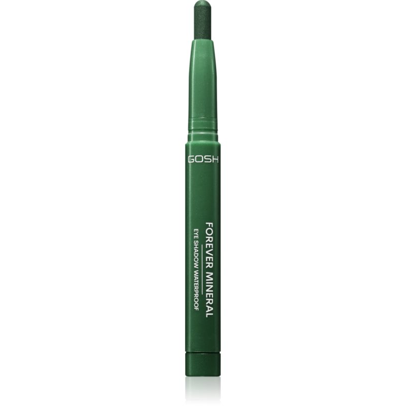 GOSH COPENHAGEN Forever Mineral Matte dlhotrvajúce očné tiene v ceruzke odtieň 019 Matt Olive Green 1.4 g